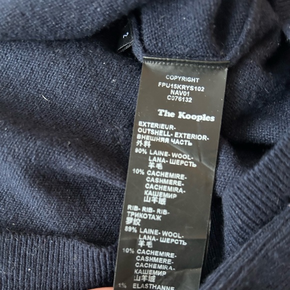 The Kooples Wool Cashmere Blend Sweater - Picture 7 of 8